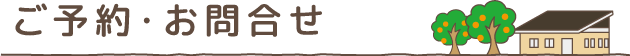 ご予約・お問合せ